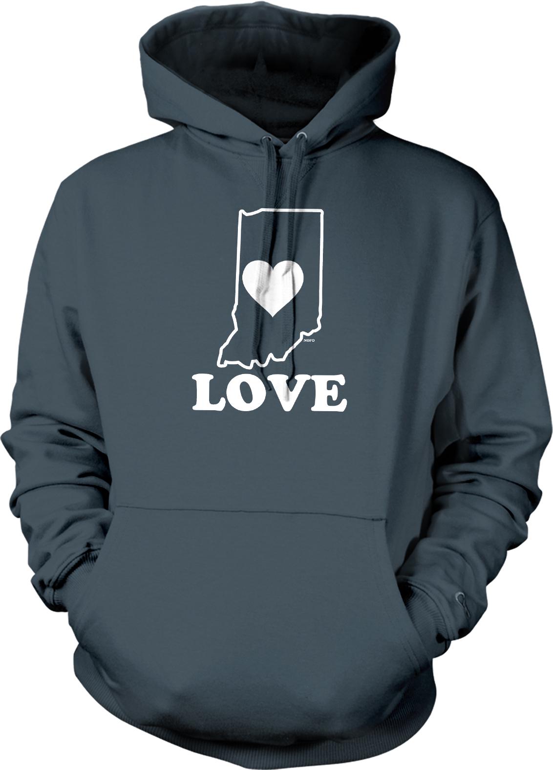 A gray hoodie with a graphic design and text printed on it.