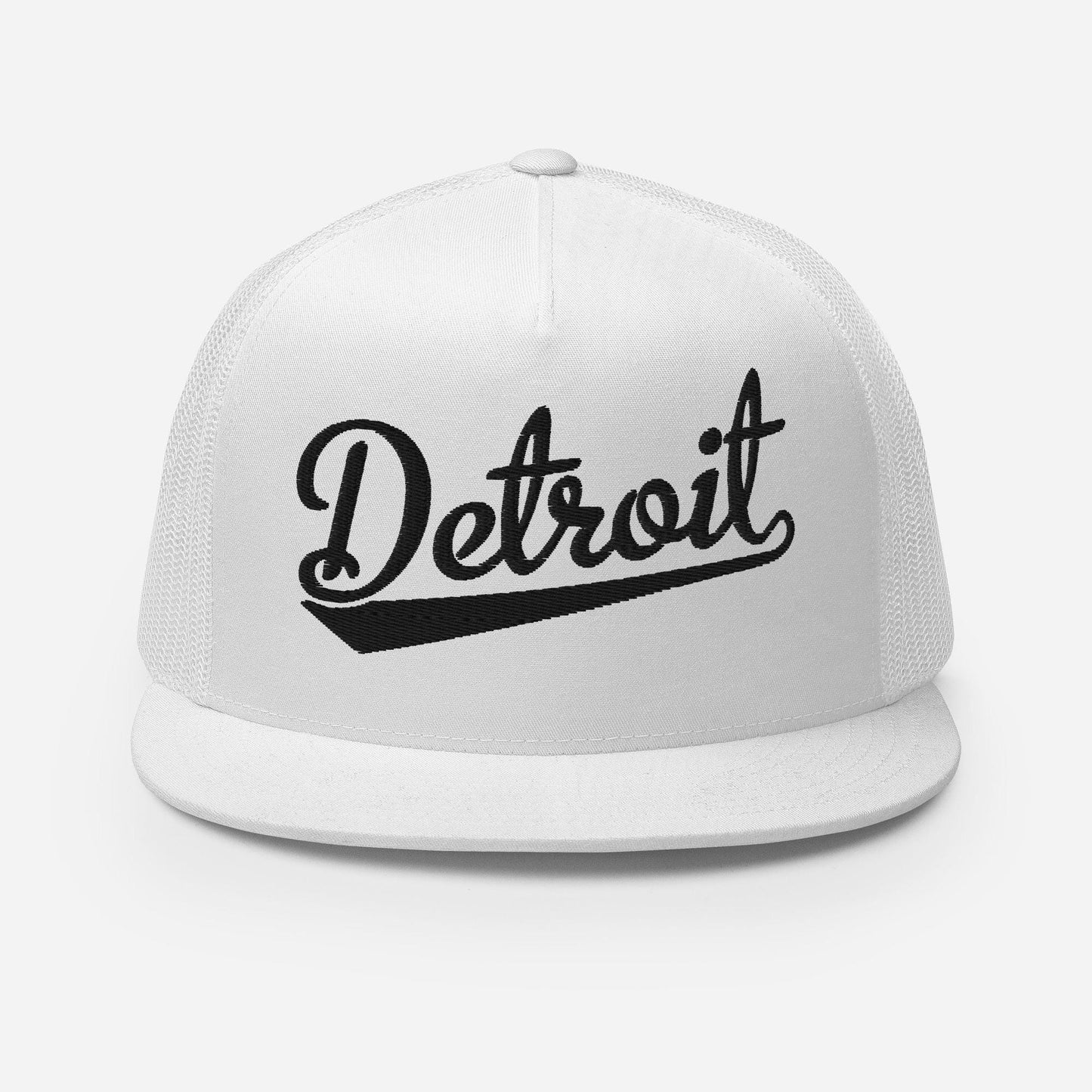 Detroit Snapback Hat – Five Panel Hat With Breathable Mesh & Custom Thread Colors