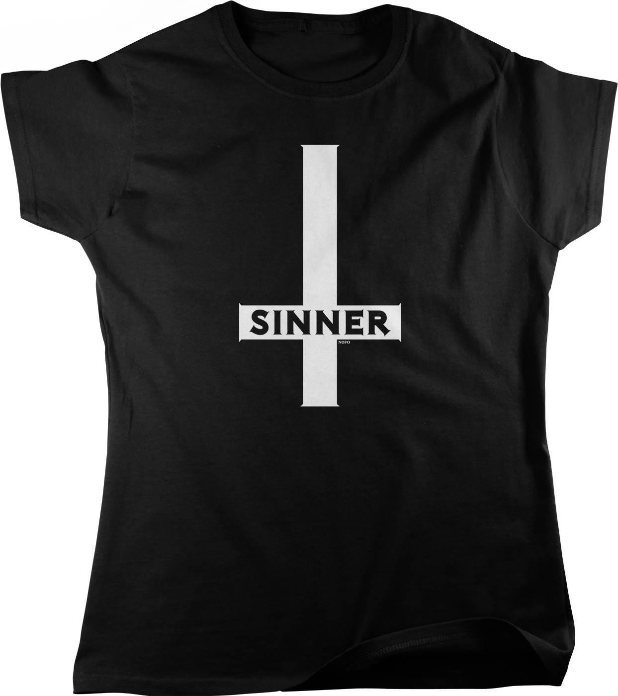 Inverted Cross T-Shirt - Gothic Women's Tee With Edgy Graphic Design & Comfortable Cotton