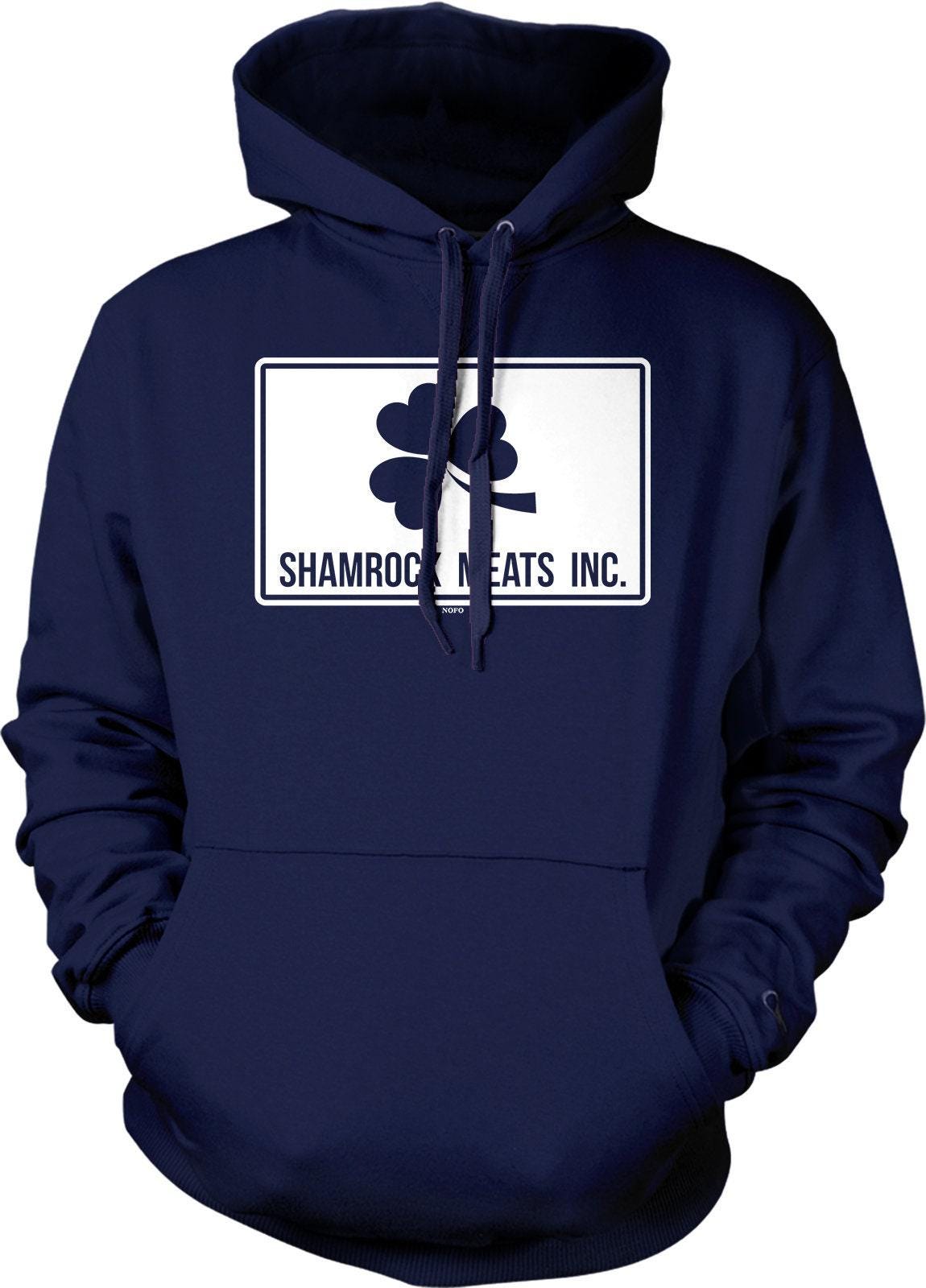 Shamrock Meats Sweatshirt - Durable Hooded Cotton Blend Pullover For Philadelphia Fans