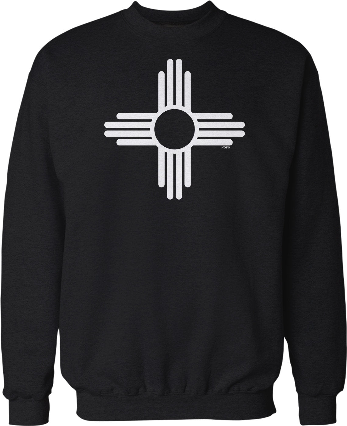 Zia Sun Sweatshirt – Unisex Crew Neck Hoodie With Pouch Pocket & Durable Fabric