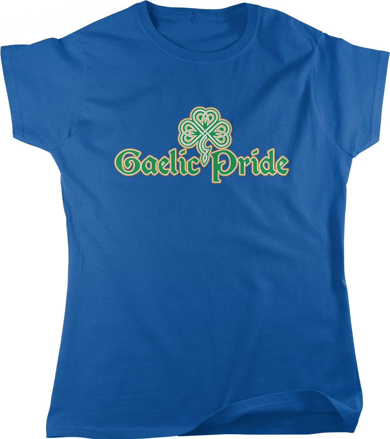 Women's Shamrock T-Shirt - Soft Cotton Tee | Gaelic Pride Apparel, Lucky Clover Shirt