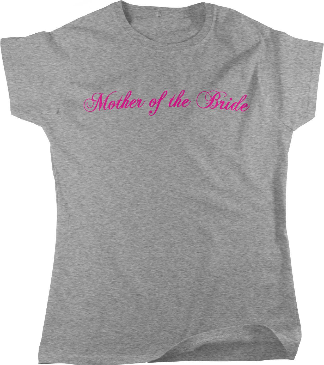Mother of the Bride T-Shirt - Pink Wedding Party Shirt | Soft Breathable Cotton Tee