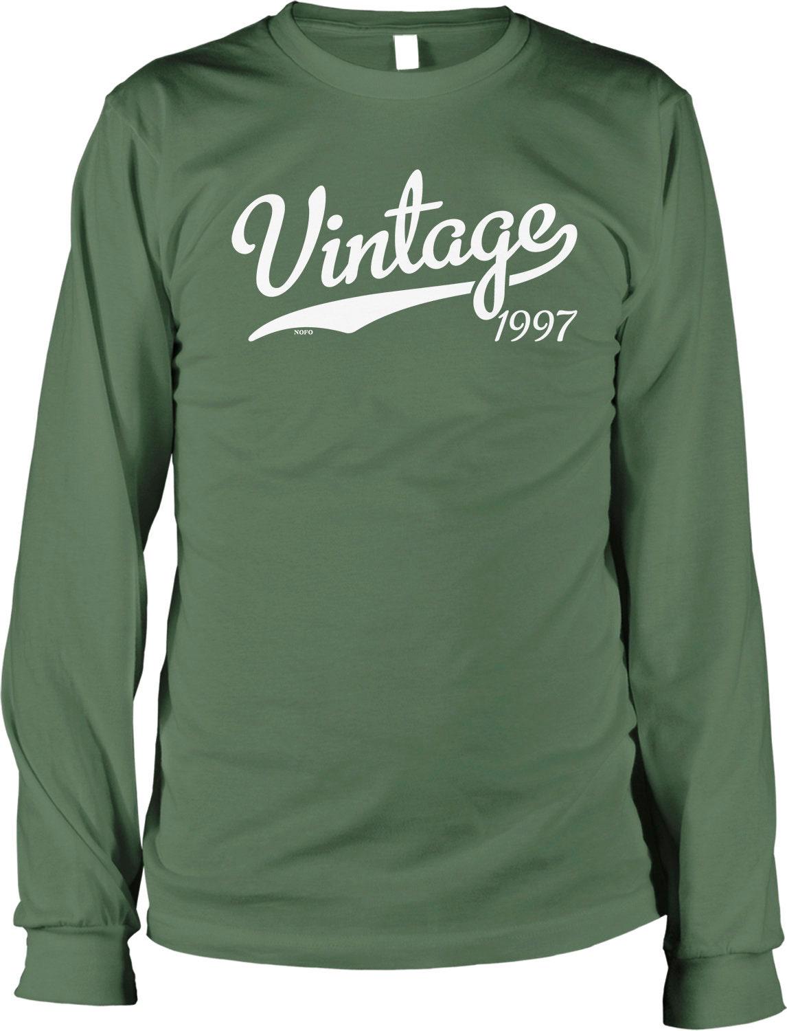 Vintage Long Sleeve Shirt – Mens Cotton 1997 Shirt With Comfortable Fit & Durable Casual Wear