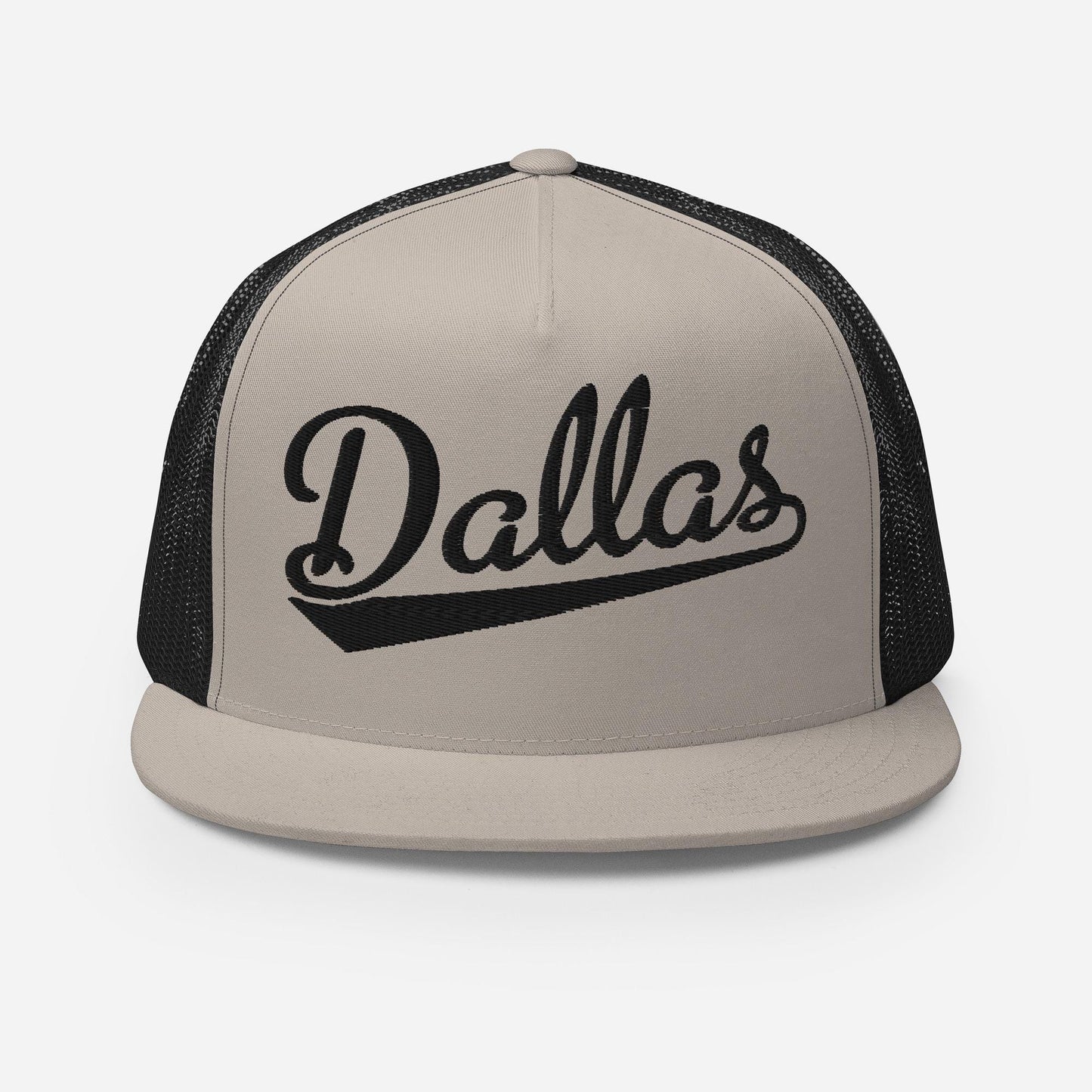 Dallas Snapback Hat – Custom Embroidered Flat Bill Cap with Mesh Back