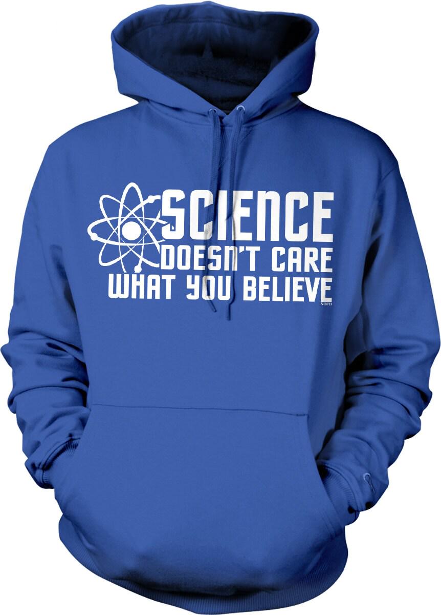 Science Hooded Sweatshirt – Cozy Science Hoodie with Double Ply Hood & Pre Shrunk Fabric