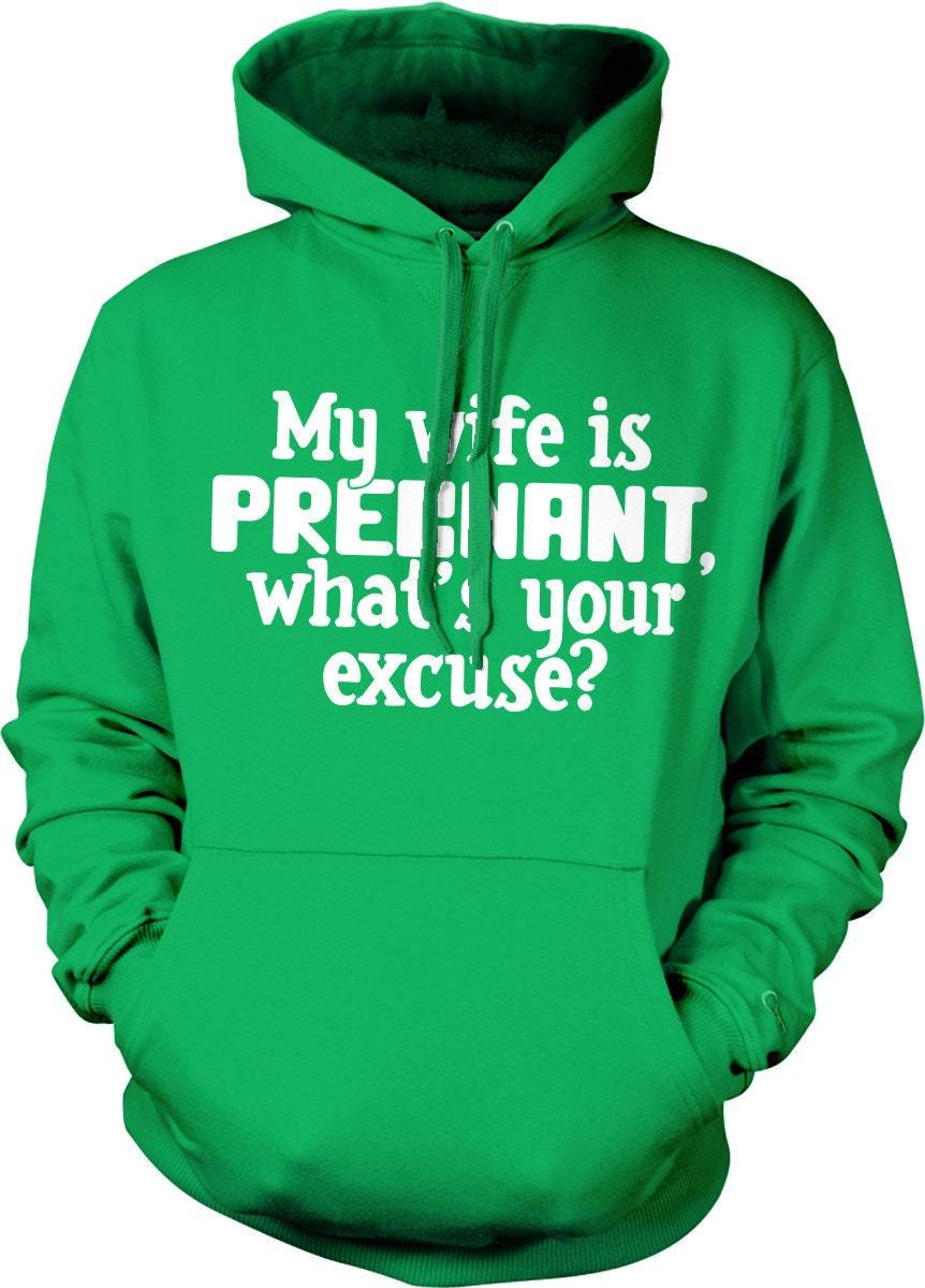 Humor Pregnancy Hoodie – Unisex Casual Hoodie With Adjustable Draw Cord & Soft Cozy Apparel
