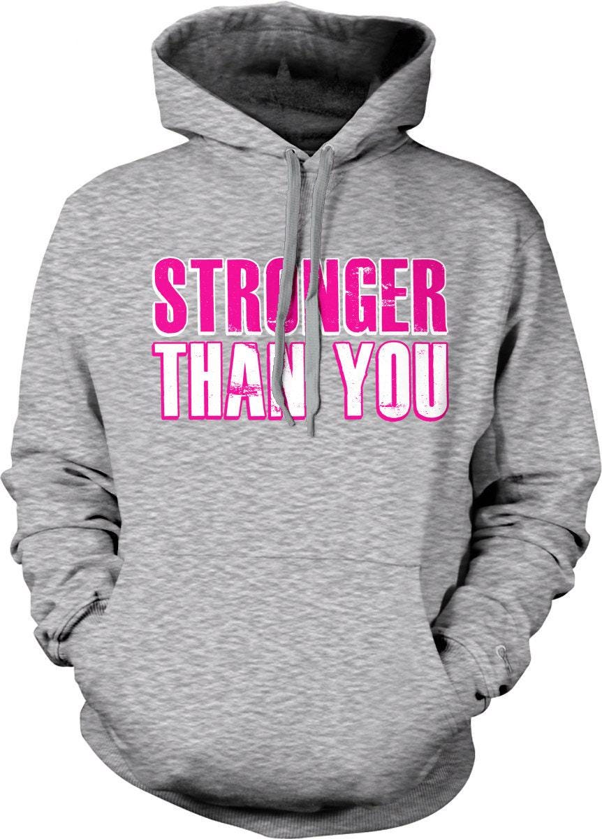 Weightlifting Hooded Sweatshirt – Girl Power Hoodie With Double Ply Hood & Pouch Pocket