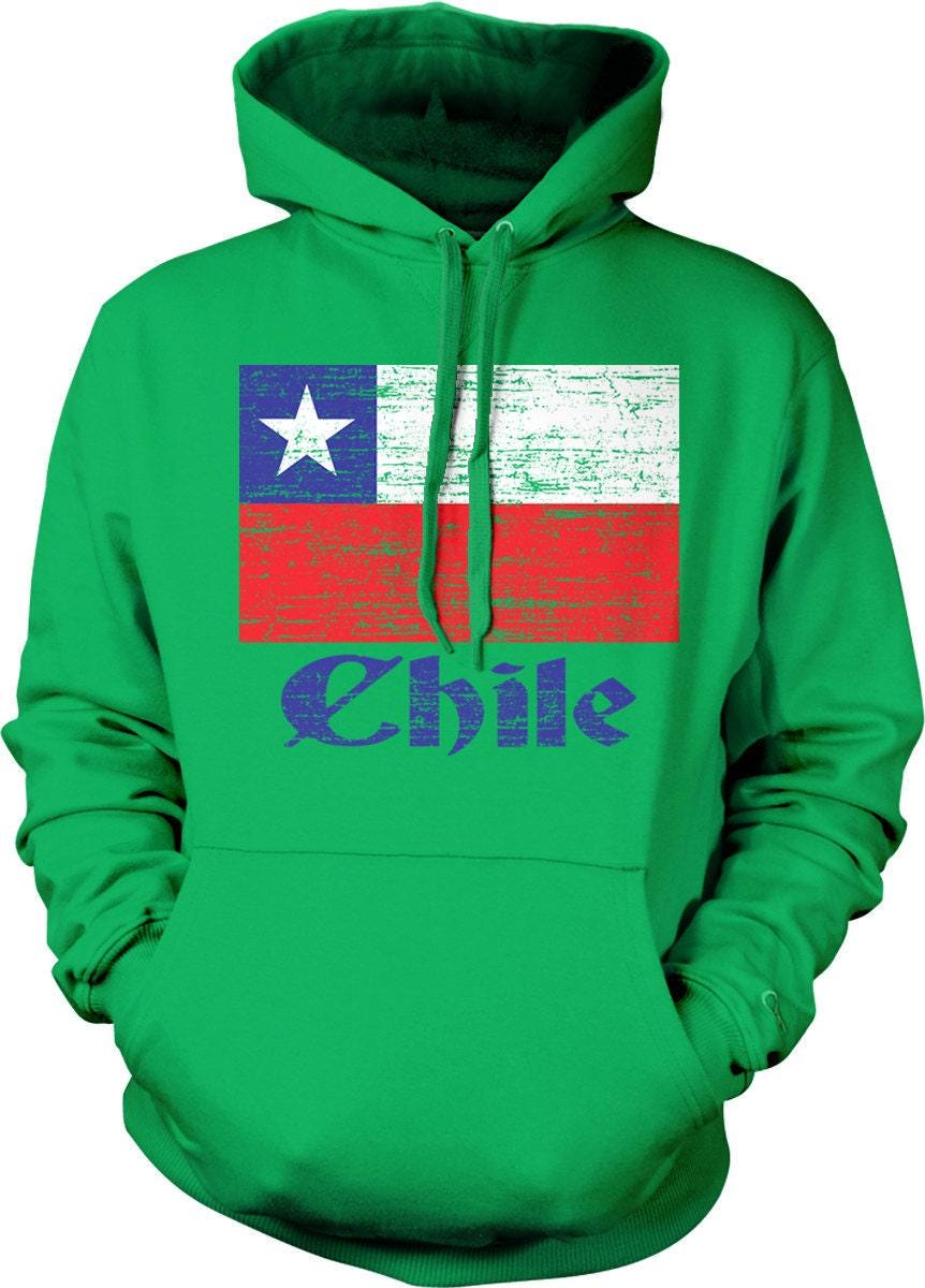 Chilean Flag Sweatshirt - Cozy Soccer Hoodie With Five Point Star Design