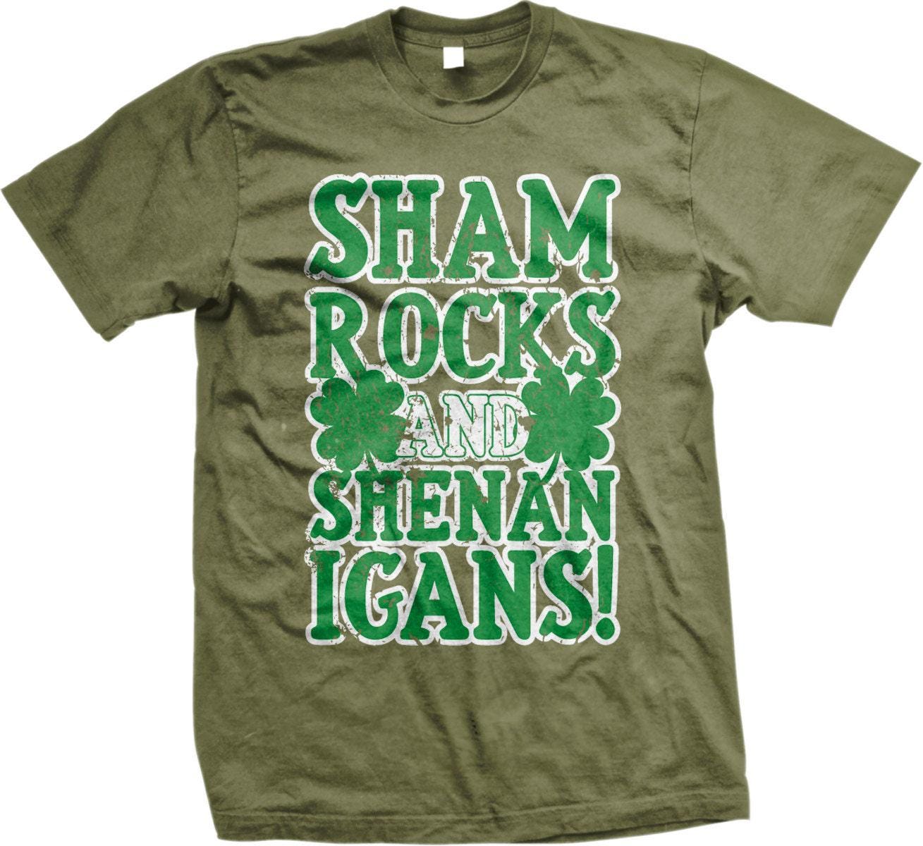 Irish Shamrock T-Shirt – Four Leaf Clover Shirt | St Patricks Day Tee, Beer Drinking