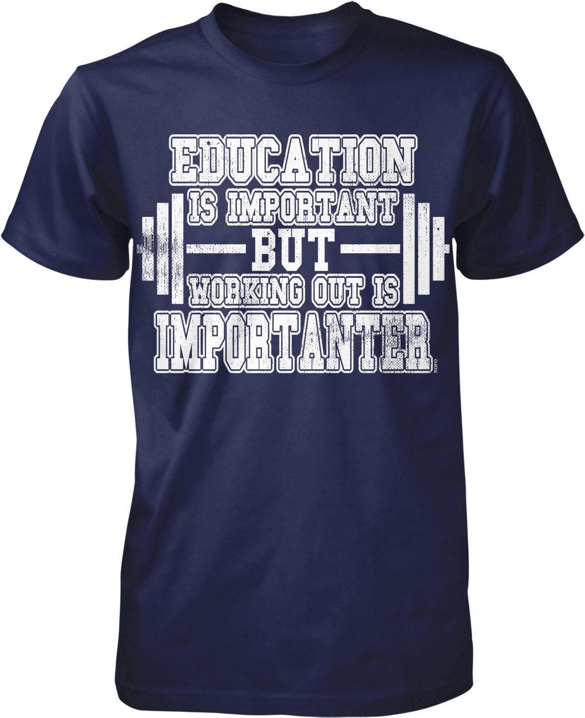 Fitness Humor Shirt - Casual Cotton Tee With Soft Breathable Fabric & Durable Gym Apparel