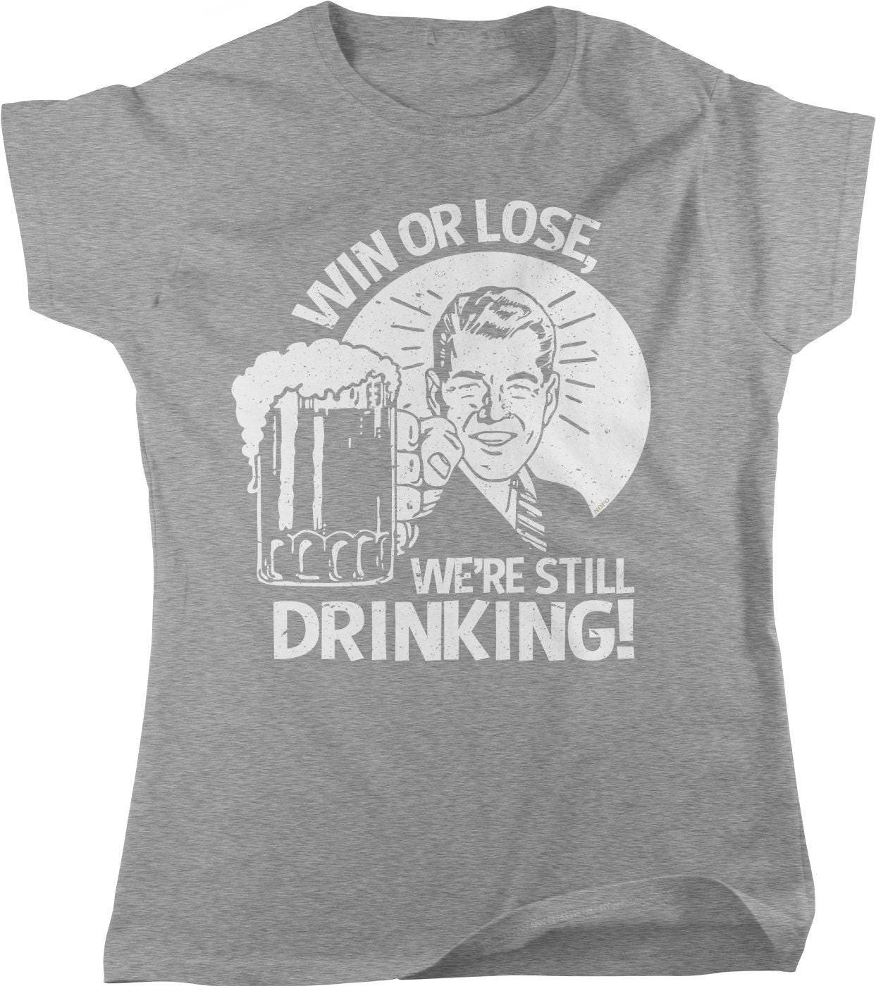 Women's Drinking T-Shirt – Casual Party Tee With Pre-Shrunk Cotton Fit