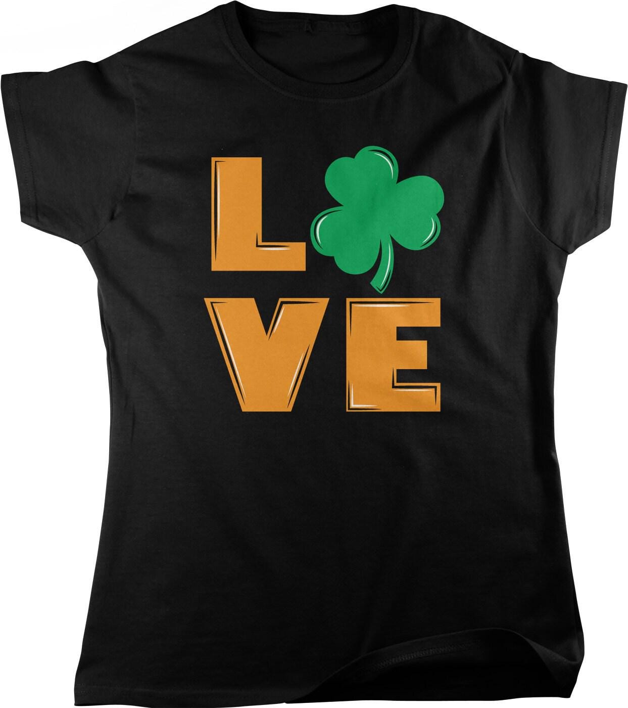 Shamrock T-Shirt – Women's Irish Pride Tee With Celtic Clover Design