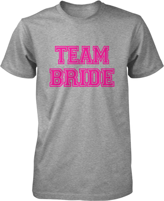 Team Bride T-Shirt – Cotton Men's Wedding Party Tee | Bachelorette Party Shirt