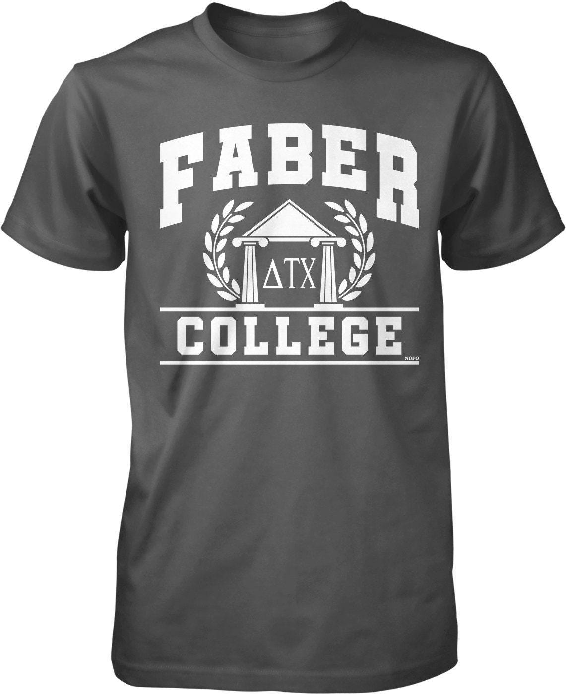 Delta Tau Chi T-Shirt – Men's College Shirt With Pre-Shrunk Cotton, Light Gray