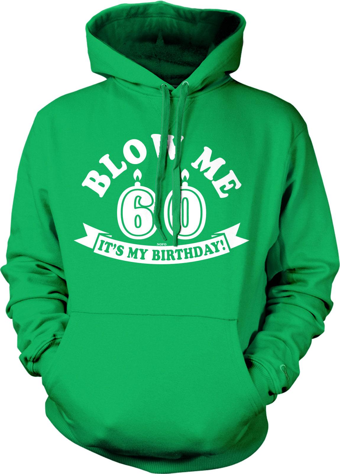 60th Birthday Sweatshirt – Vintage Style Hoodie With Double Ply Hood & Pouch Pocket