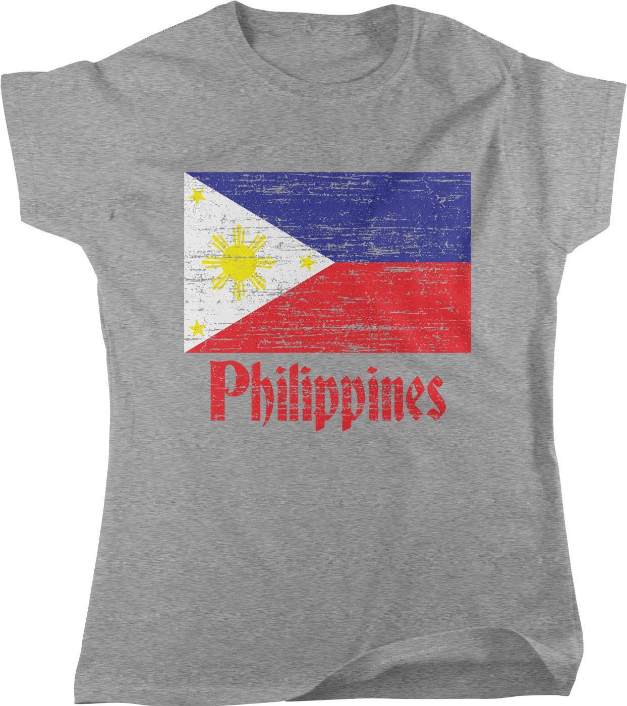 Filipino Pride T-Shirt - Women's Flag Tee | Soft Lightweight Cotton Shirt