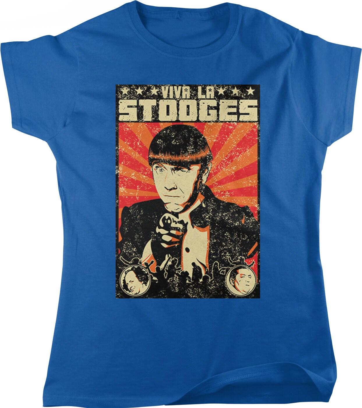 Three Stooges T-Shirt - Women's Vintage Comedy Tee With Full Cut Fit