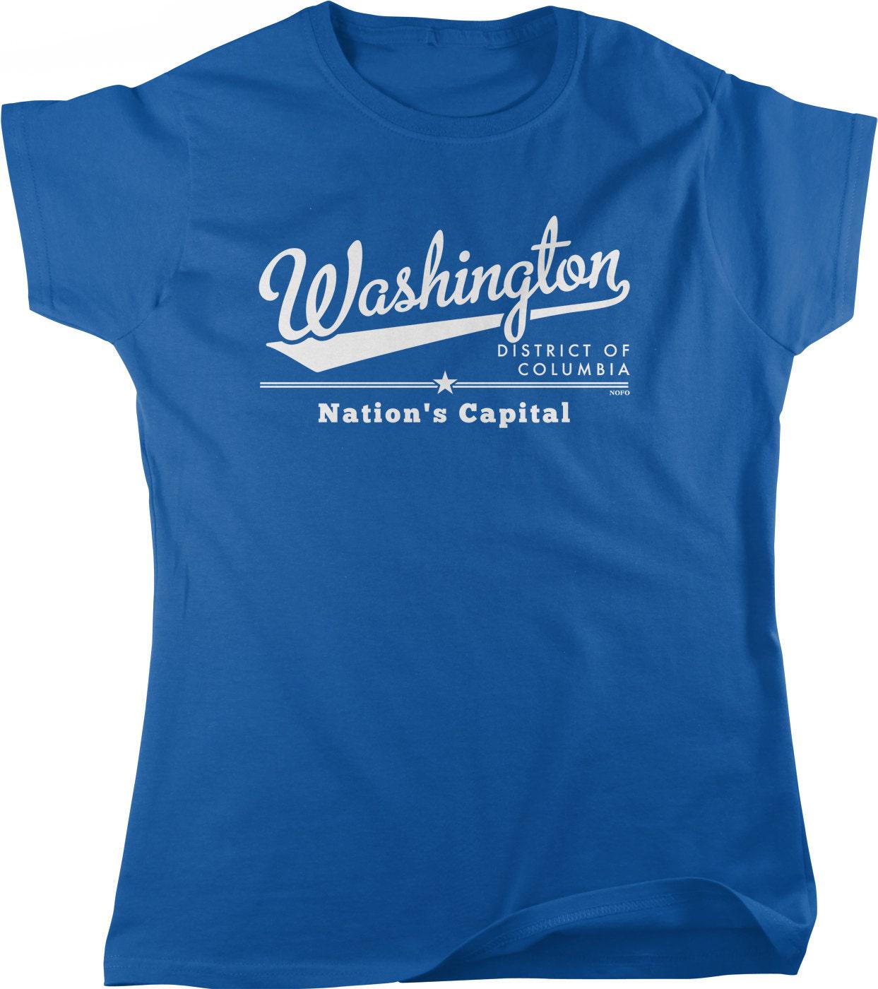 District of Columbia T-Shirt – Women's Cotton Tee | Comfortable Fit, City Pride Shirt