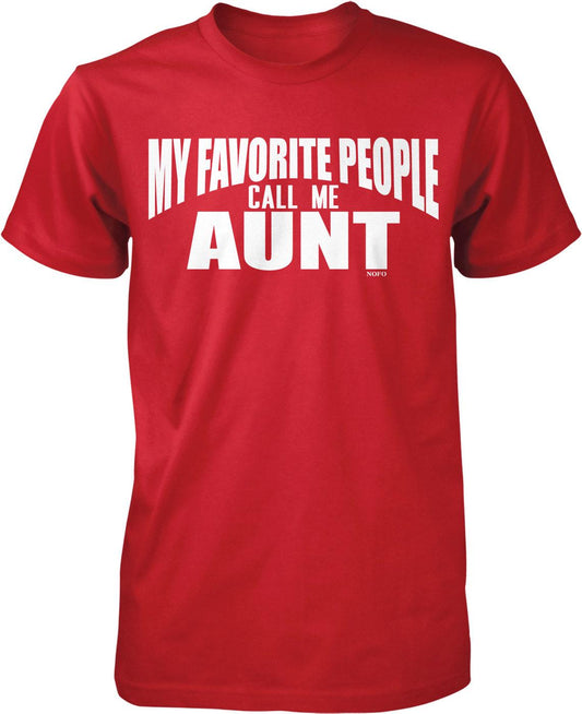 Aunt Men's T-Shirt - Comfortable Cotton Tee With Durable Taped Seams & Stylish Design