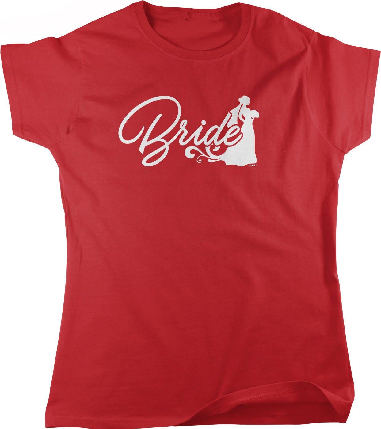 Bride Silhouette Tee - Casual Bridal Shirt | Bachelorette Party Gift For Bride