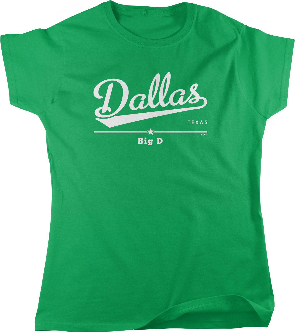Big D Women's T-Shirt – Dallas Cotton Graphic Tee | Comfortable Casual Wear