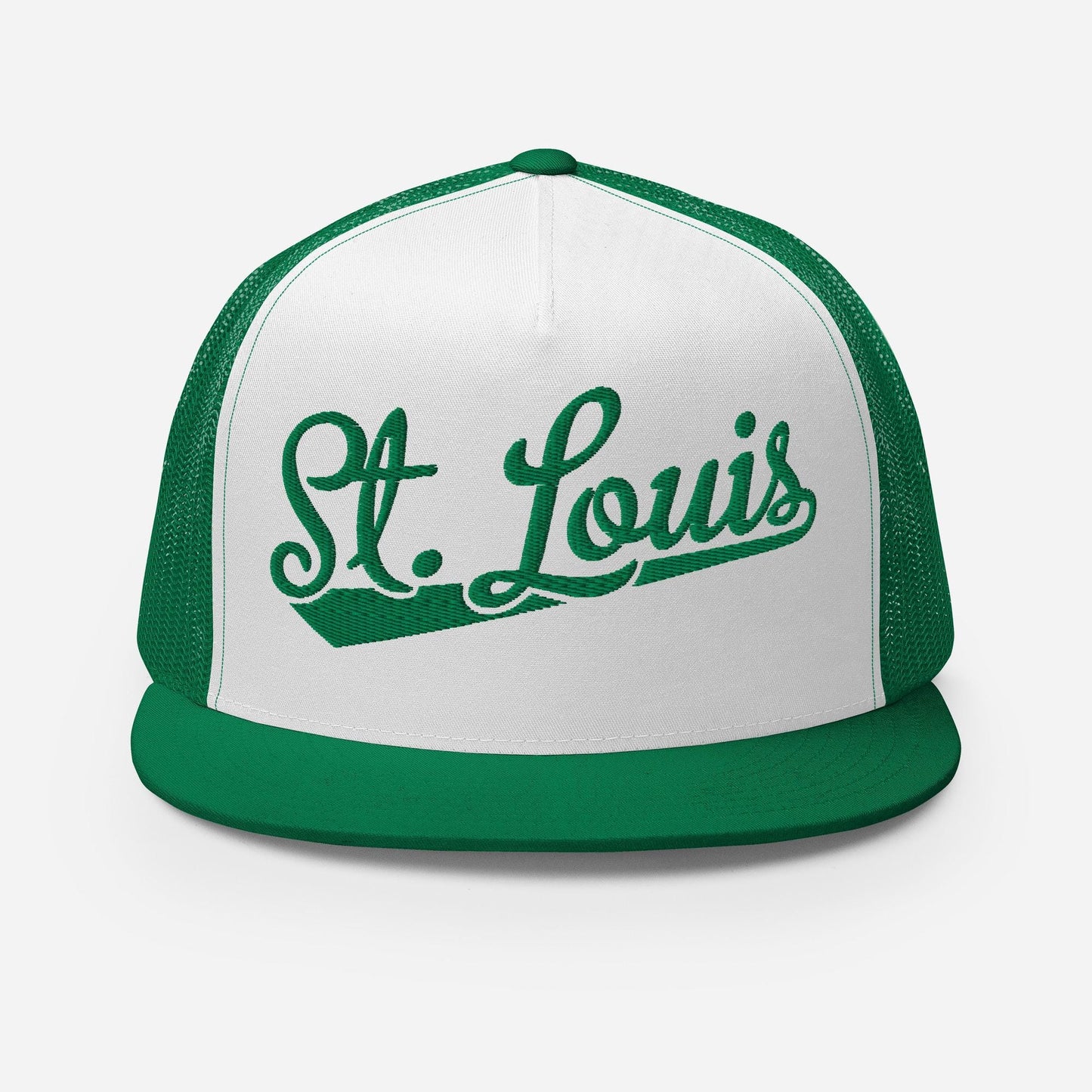 Snapback Trucker Hat – St Louis Baseball Cap With Breathable Mesh Back & Cotton Front Panel