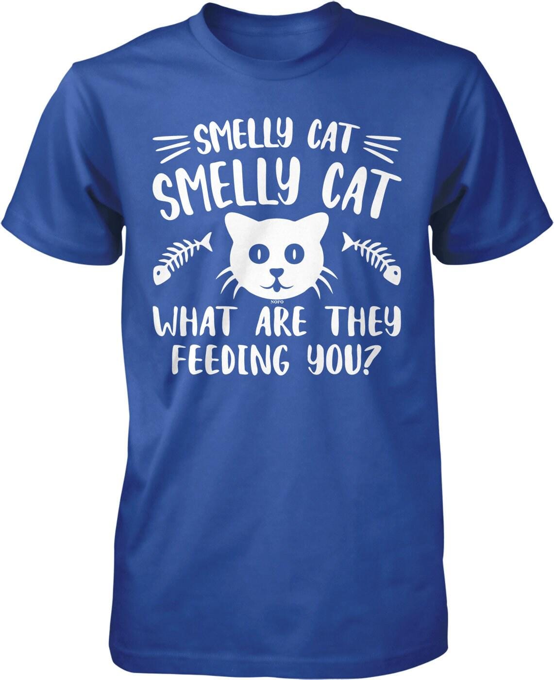 Smelly Cat T-Shirt – Men's Cotton Tee With Breathable Soft Pre-Shrunk Fabric