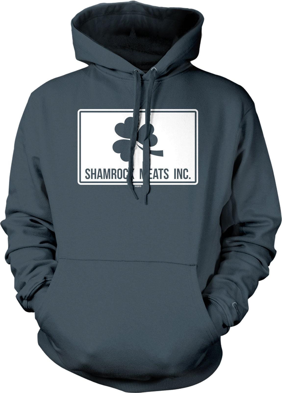 Shamrock Meats Sweatshirt - Durable Hooded Cotton Blend Pullover For Philadelphia Fans