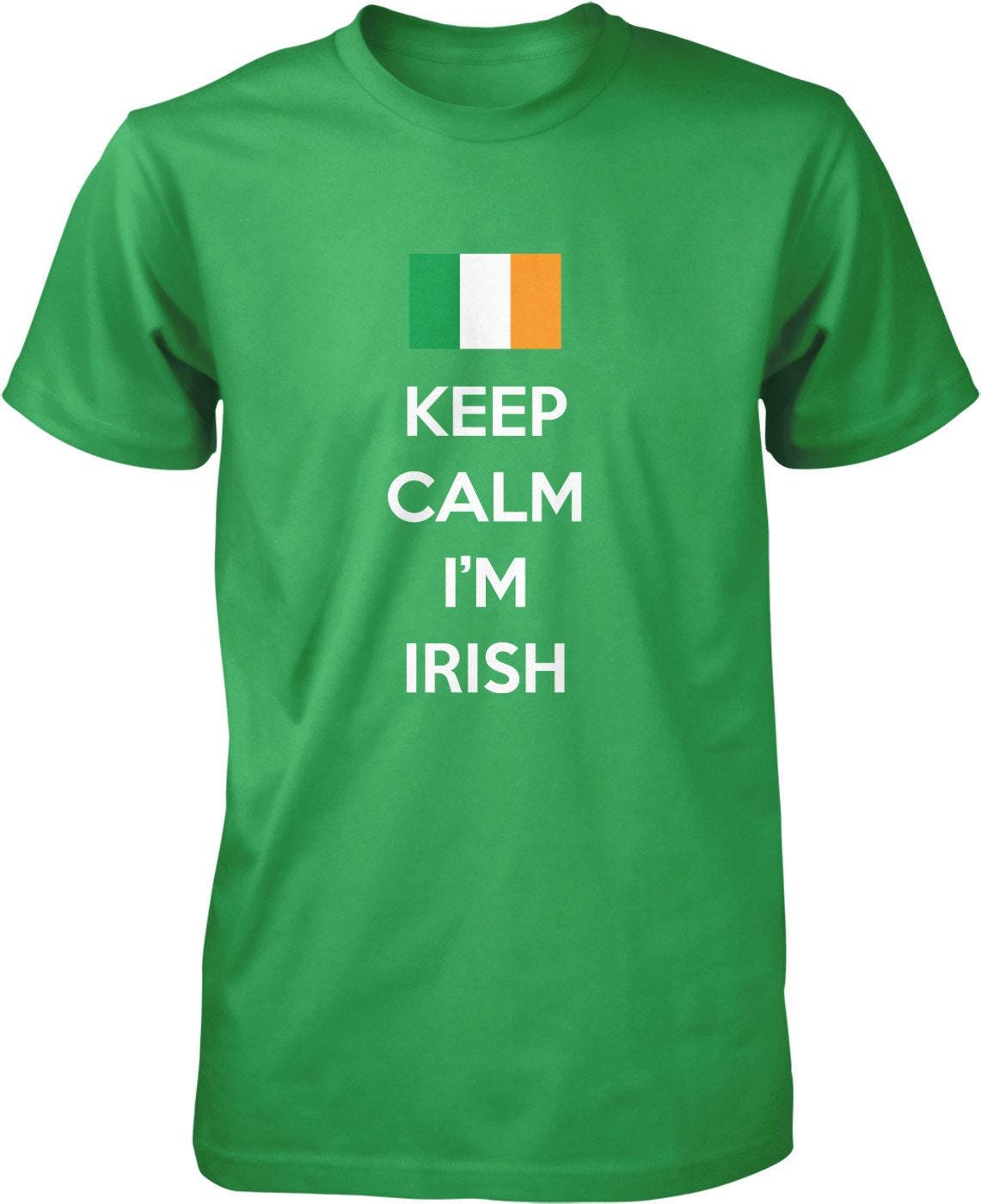 Men's Irish T-Shirt - Soft Cotton Tee With Clover Graphic | St Patricks Day