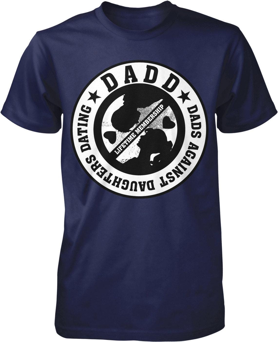 Dads Against Daughters Dating – Men's Graphic Tee | Durable Cotton Casual T-Shirt