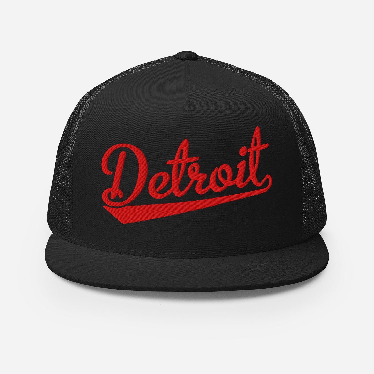 Detroit Snapback Hat – Five Panel Hat With Breathable Mesh & Custom Thread Colors