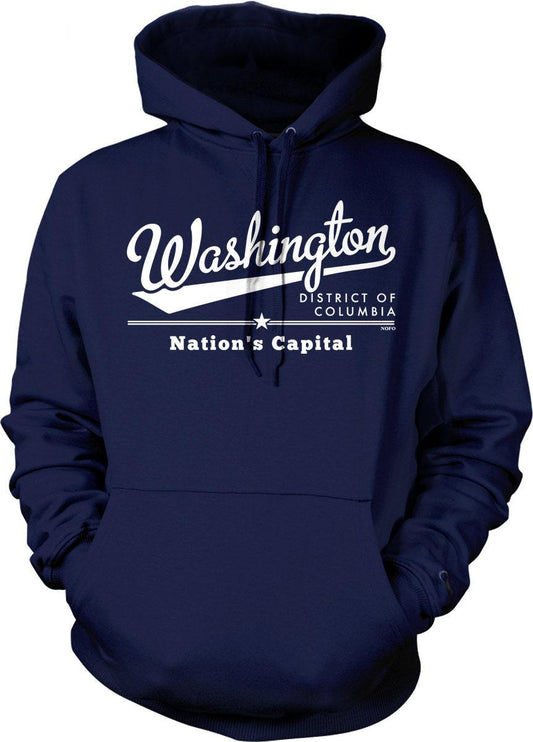 Capital City Hoodie - Urban Style DC Sweatshirt With Pouch Pocket & Durable Stitch
