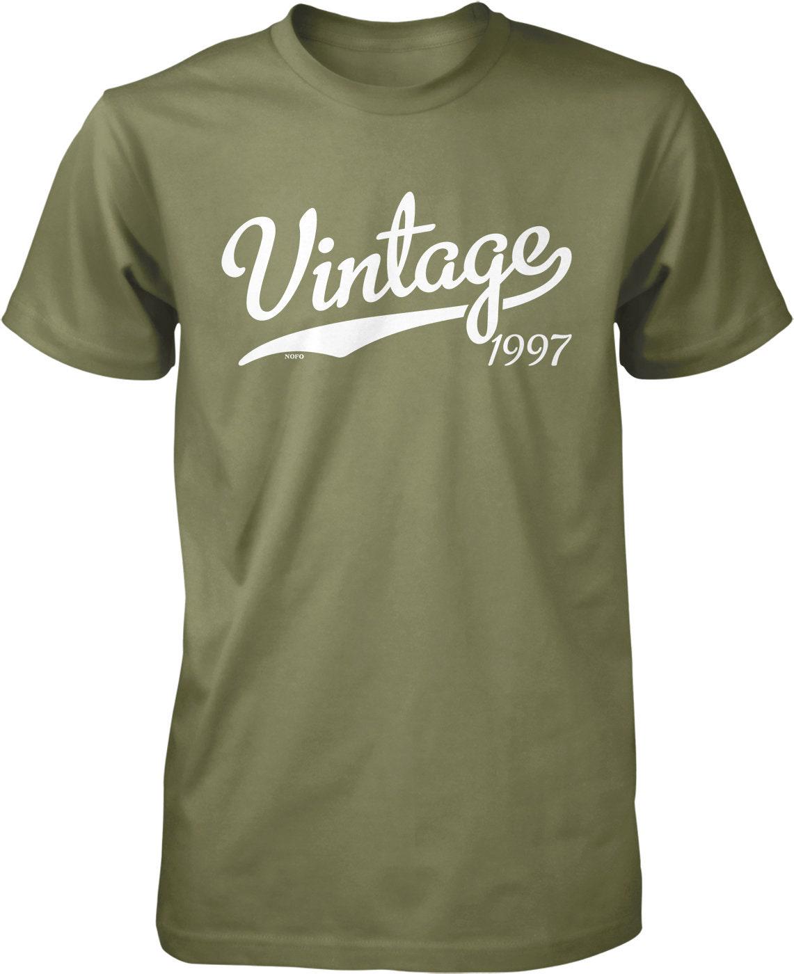Vintage Men's T-Shirt - Classic 1997 Fit Tee | Soft Cotton Fabric