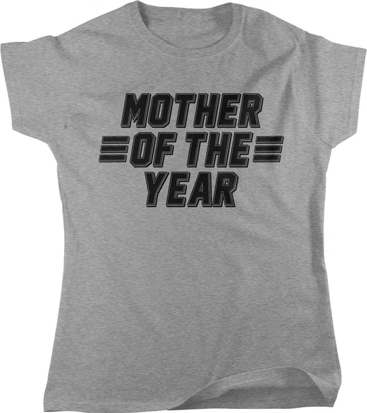 Mother of the Year T-Shirt - Soft Cotton Shirt | Women's Fit Tee, Stylish Mom Apparel