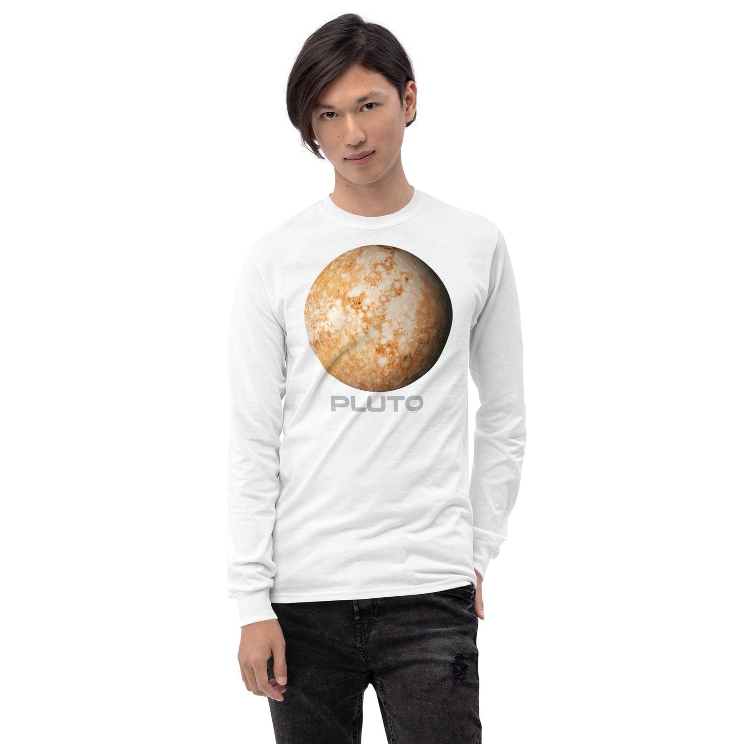 Planet Pluto Men’s Long Sleeve Shirt