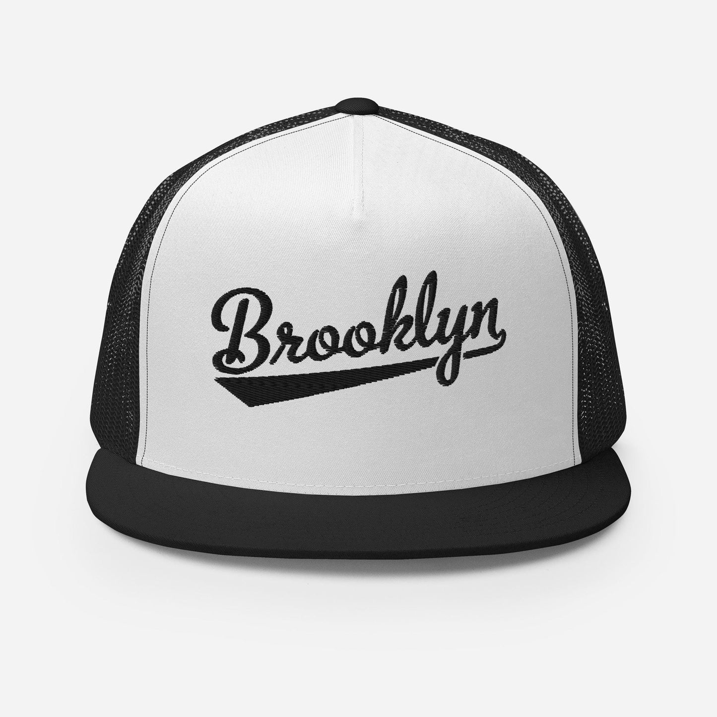 A black baseball cap with a mesh panel on the side.