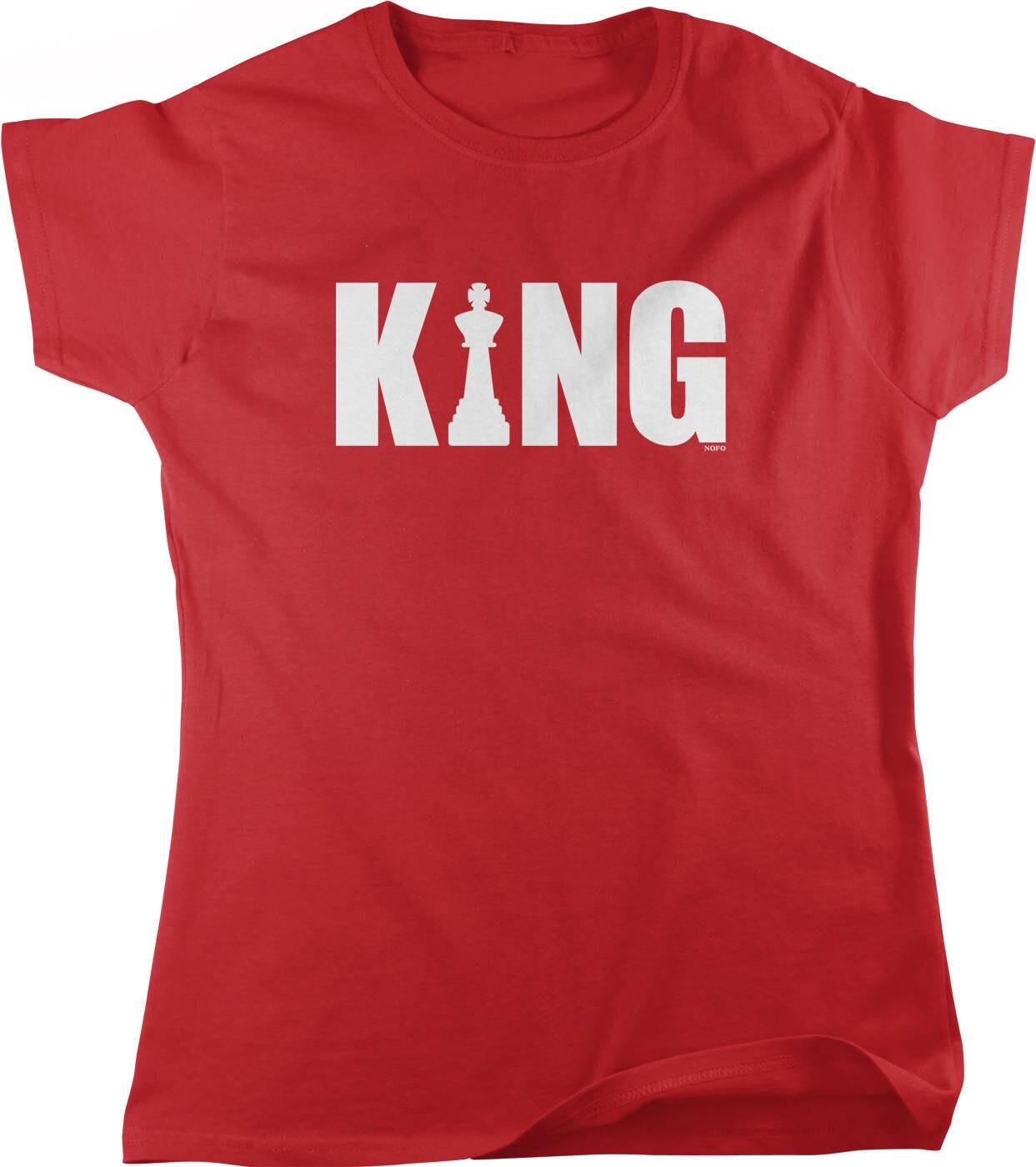 Chess Lover T-Shirt - Women's Casual Tee With King Chess Design | Relaxed Fit Cotton