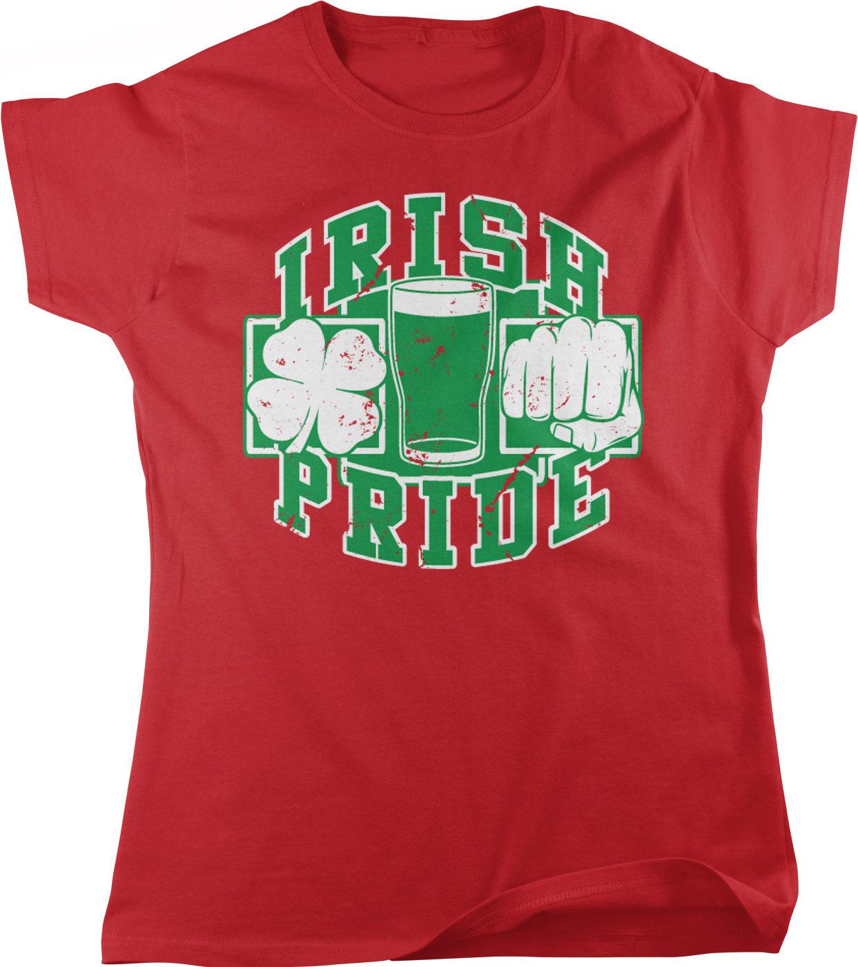 St Patricks Day T-Shirt - Irish Clover Shirt | Women’s Full Cut Tee