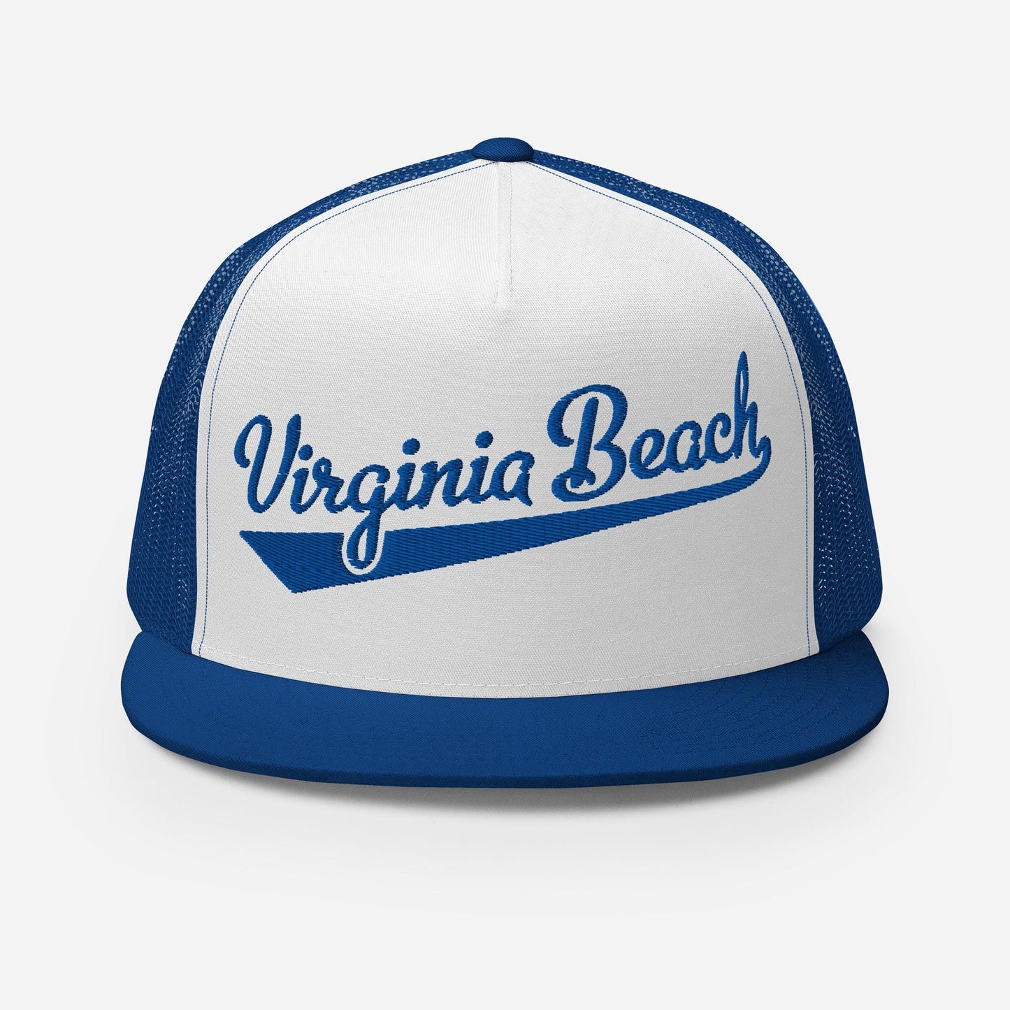 Snapback Trucker Hat – Virginia Beach Mesh Back Cap With Custom Thread Colors
