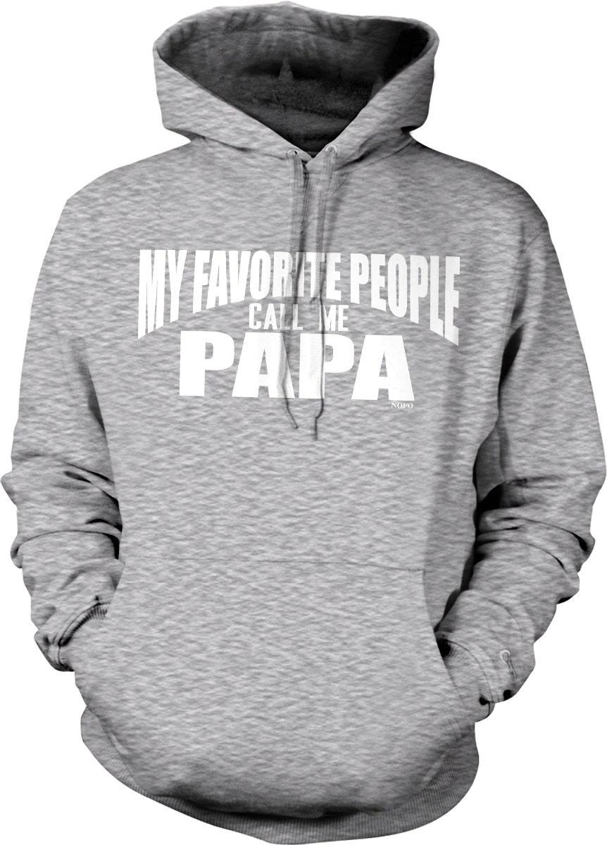 Papa Hooded Sweatshirt – Comfortable Dad Hoodie | Relaxed Fit Cotton Polyester