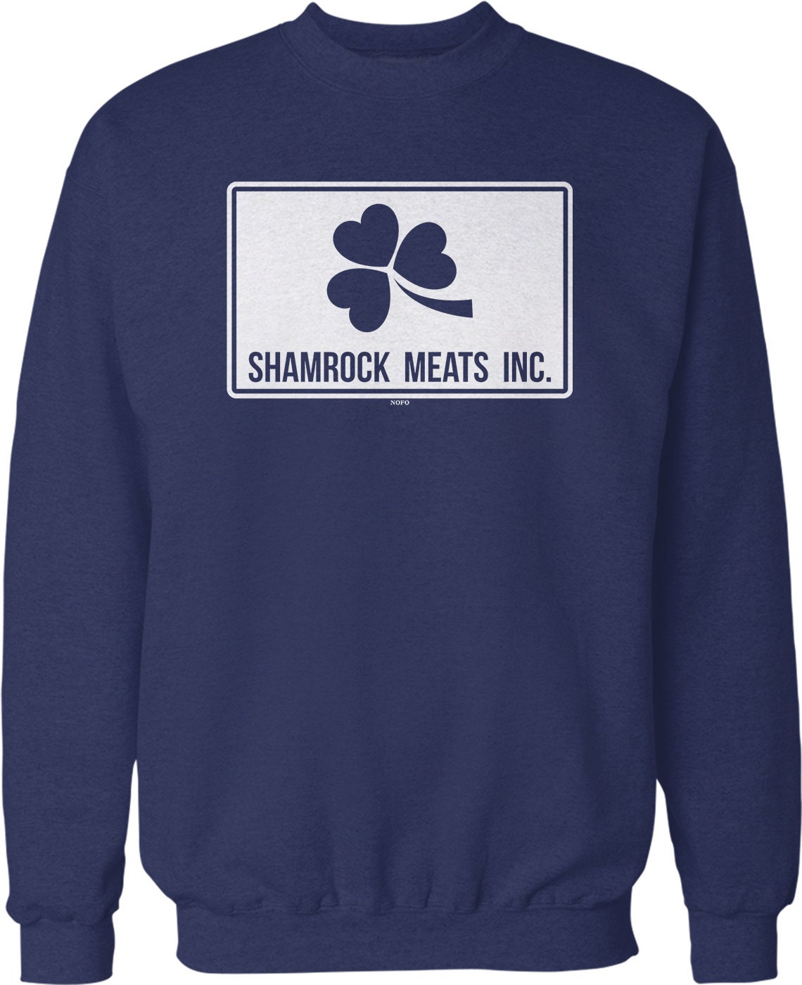 Shamrock Meats Inc Crew Neck Sweatshirt - Authentic Philly Pride Apparel | Classic Boxing Style
