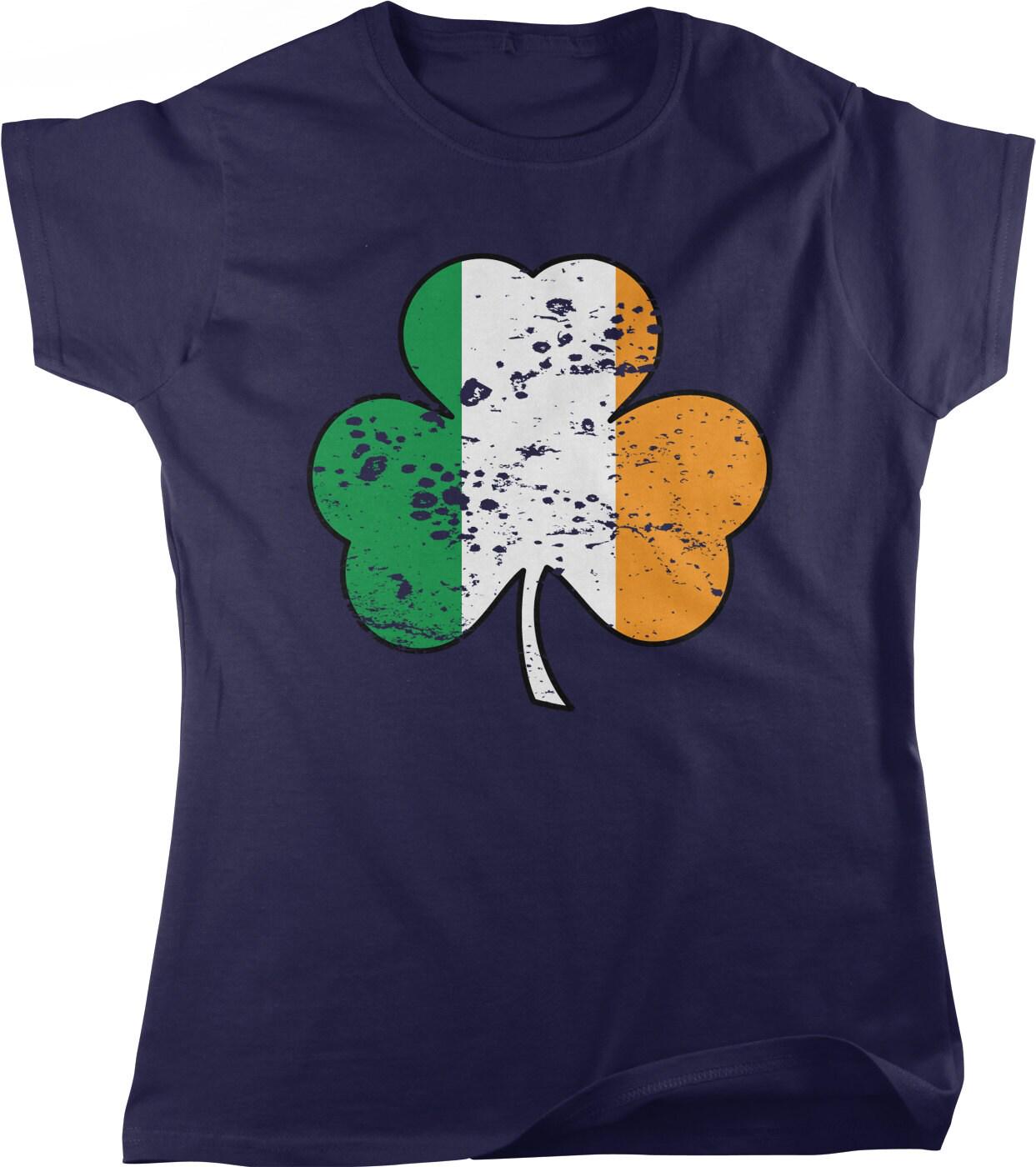 Shamrock T-Shirt - Irish Clover Shirt | Women's Celtic Tee, Comfort Fit