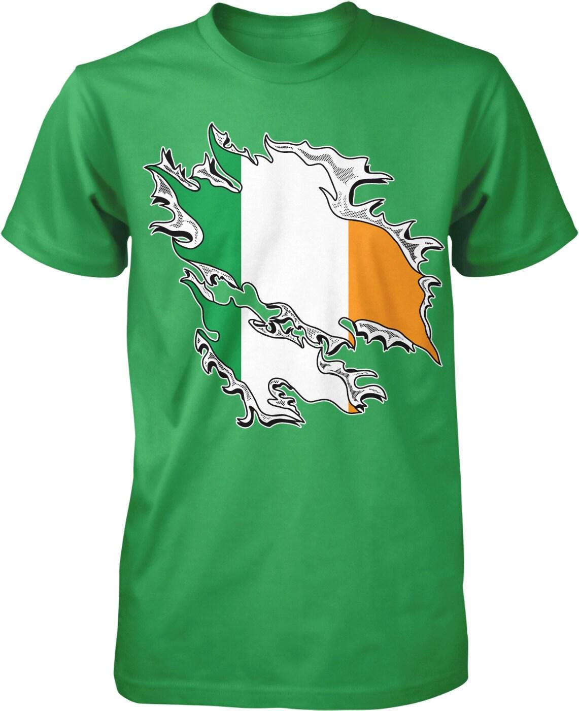 Irish Pride T-Shirt - St. Patrick's Day Tee | Irish Flag Apparel | Shamrock Lucky Charm