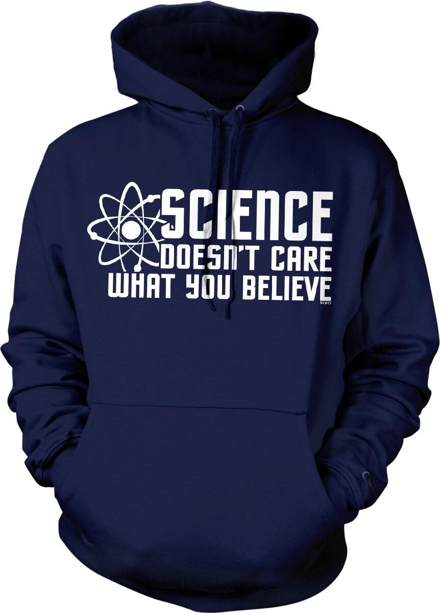 Science Hooded Sweatshirt – Cozy Science Hoodie with Double Ply Hood & Pre Shrunk Fabric