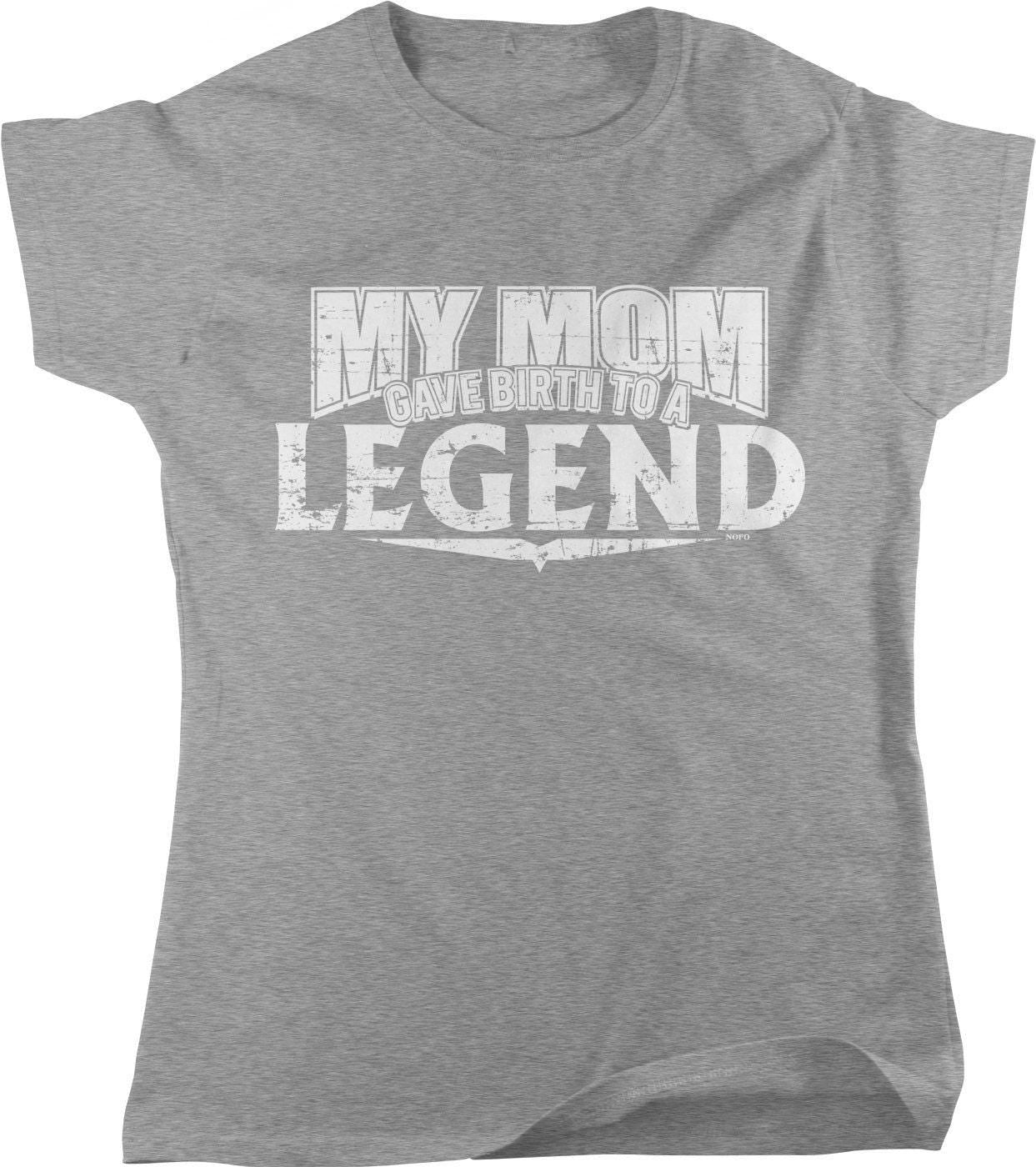 Legend Mom T-Shirt - Women's Graphic Tee | Comfortable Cotton, Stylish Mom Apparel