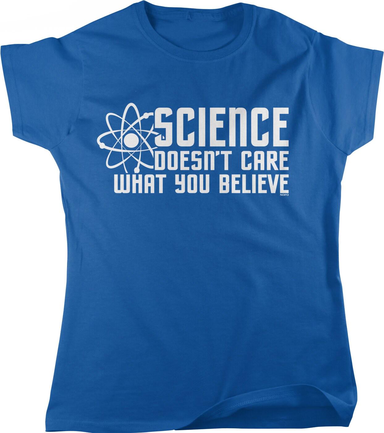 Science Women's T-Shirt – Breathable Cotton, Full Cut Fit, Inquiry Spirit Tee