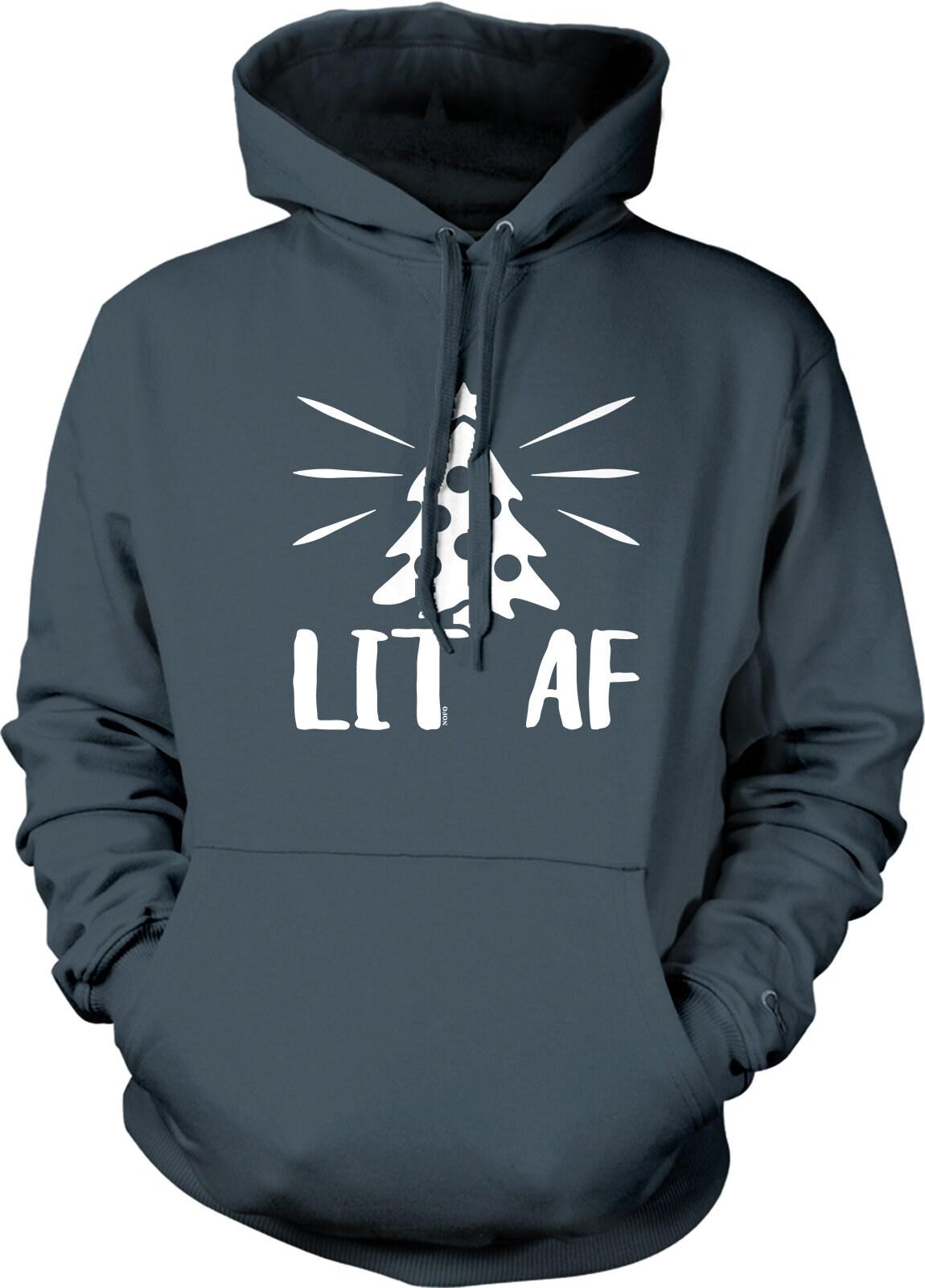 Christmas Tree Sweatshirt – Festive Holiday Hoodie With Double Ply Hood Design