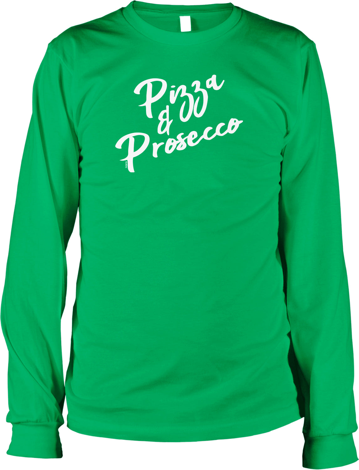 NOFO Clothing Co Pizza and Prosecco Men's Long Sleeve Shirt