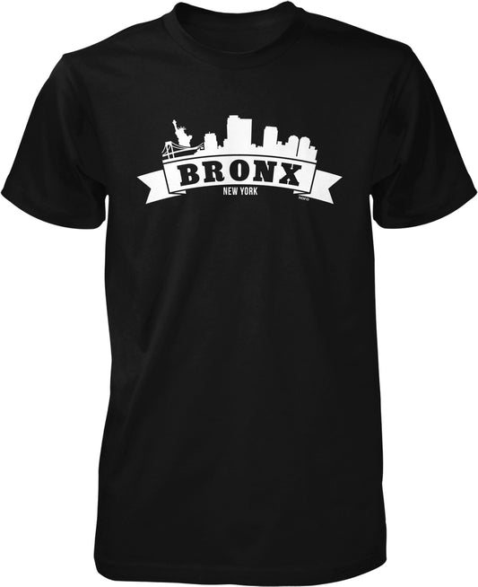 Bronx Skyline T-Shirt - Men's Graphic Tee With New York City Print
